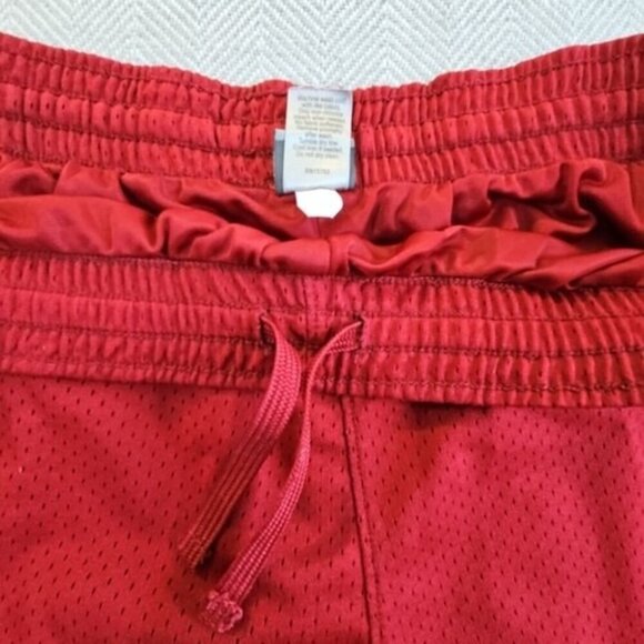 Vintage Champion C9 Basketball Shorts XL Maroon Red Dazzle Mesh Rare EUC VTG - Picture 5 of 14